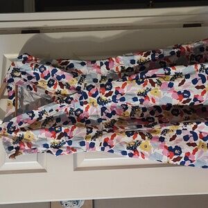 Boden Clemmie fit flare cotton peonies floral dress 8 r